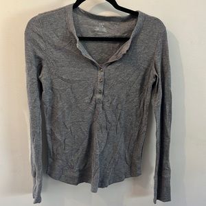 Aerie Grey Long Sleeve